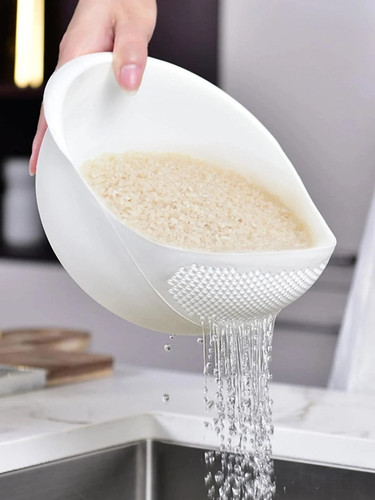 1pc rice washing bowl colander - 1pc,