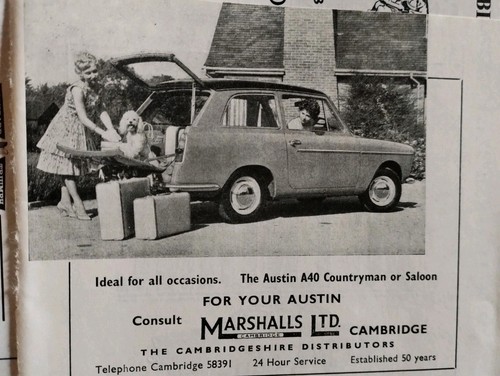 M2d ephemera 1961 - 1961, advert
