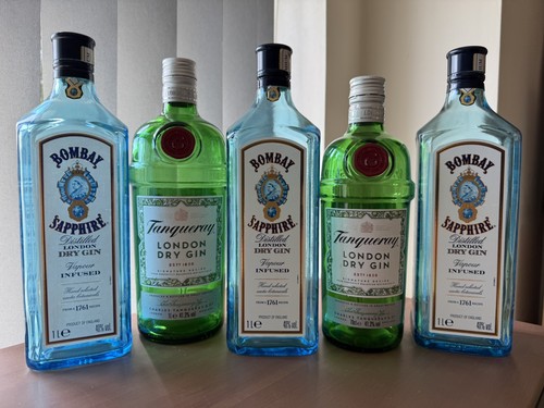 Empty tanqueray bombay - 5,