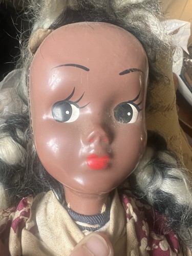Vintage mask face doll 1940s - vintage,