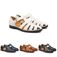 Mens Sandals Ankle Buckle