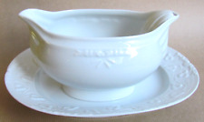 LIMOGES HAVILAND CHARLES FIELD IMPERATRICE GRAVY BOAT AND UNDERPLATE (11776)