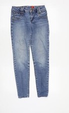 Yes Yes Womens Blue Cotton