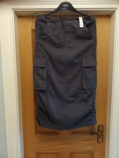 BERSHKA GREY PARACHUTE SKIRT - SIZE  XS