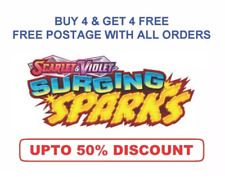 Pokemon - Surging Sparks - Reverse Holo - Pick Your Card - Buy 4 Get 4 Free