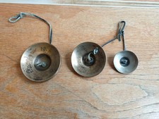 Vintage engraved tingsha - vintage,