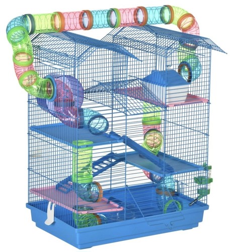 Pawhut tiers hamster cage - pawhut,