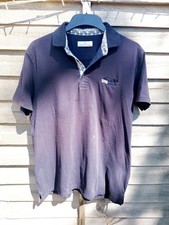 Vento Maestrale Made In Italy Polo Shirt Mens Blue Navy Medium 40-42 inches