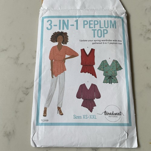 Threadcount peplum top - peplum,