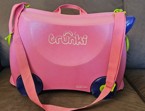 Trunki pink ride pull - trunki, ride-on/pull-along