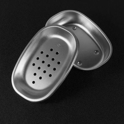 Stainless steel soap dish - steel,