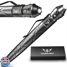 TF TAKEFLIGHT Tactical Pen Multi-Tool - Self Defense, EDC LED Flashlight and 