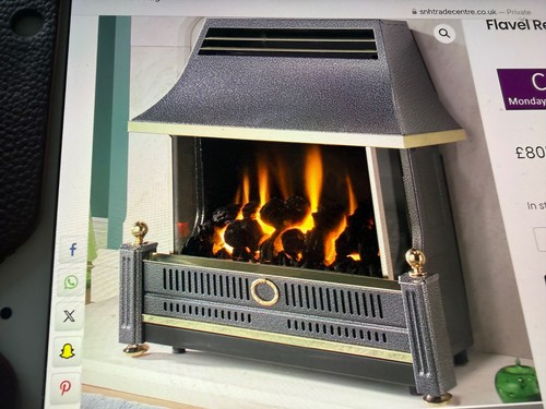 Flavel renoir gas fire - renoir,