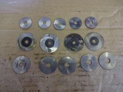 Slitting saws selection - , 14