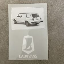 Lads Riva van brochure.  1986