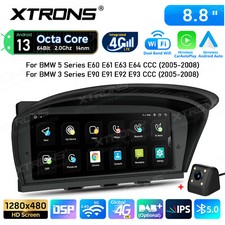 CAM+ Android 14 8-Core 32GB Car GPS Stereo 4G For BMW 3/5 Series E90 E60 E61 CCC