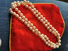 Vintage Mikimoto 24inch Pearl Necklace