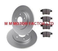 For Jaguar X Type 2000 On 2.0,2.1 & 2.2 TDCi 2.5 & 3.0 V6 Rear Brake Discs & Pad