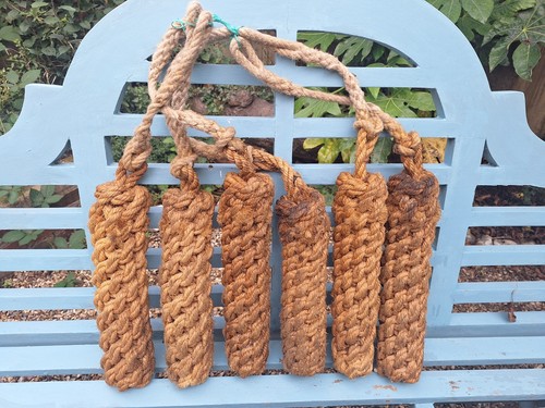 Set vintage rope fenders - set,