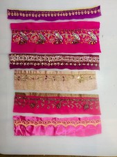 6 Sari/Saree Edging 10' Strips