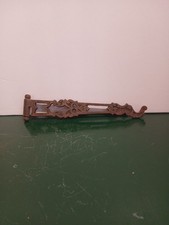 Antique cast iron ornate hook - iron,