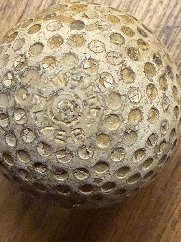 Antique golf ball - ball, craigpark