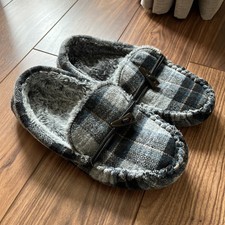 TU Mens Slippers Size 9 Grey