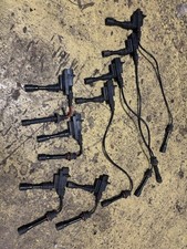 Mazda MX5 MK2.5 Coil Packs And Leads 1.8 VVT Engine 2001-2005 Ignition Coils