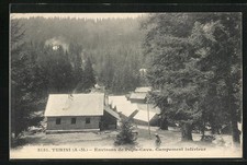 Old postcard Turini, lower camp 