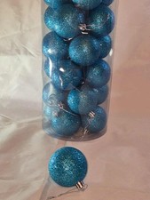 24pcs 6cm Coloured Christmas Wedding Party Tree Ball Baubles Ornament