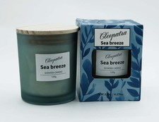 Candle W/Crystal SeaBreeze