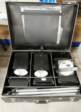 Bowens  Bo-Lite  Set  in case, 3 lights, stands etc professional lighting