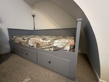 HEMNES Day-bed with 3 drawers (Sofa Bed) in Grey