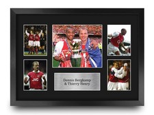 Bergkamp & Henry Signed