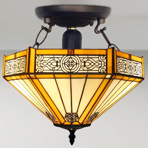 Mission tiffany style glass - mission,