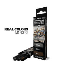 AK Interactive Real Colours Markers - Weapons - Set of 3 RCM103