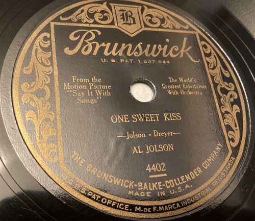 Jolson one sweet kiss - –,