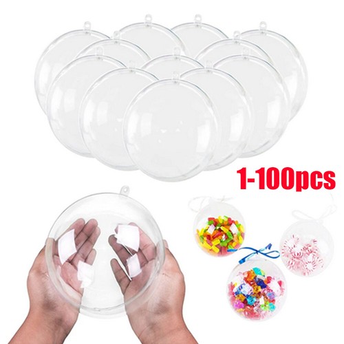 100x empty christmas baubles - 100x,