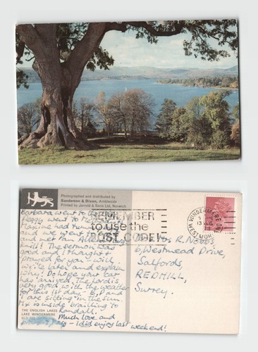 Postcard lake windermere - -,
