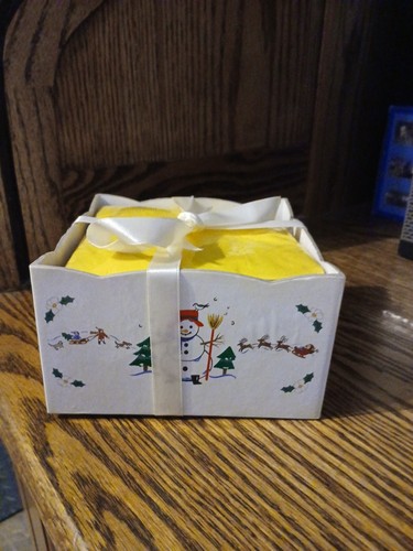 Snow village paper buffet - snow,