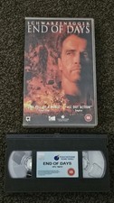 End of Days VHS Big Box Arnold