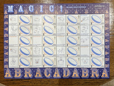 2 x HALF ROYAL MAIL SMILERS SHEETS MAGIC 1ST CLASS ABRACADABRA STAMPS FV £34
