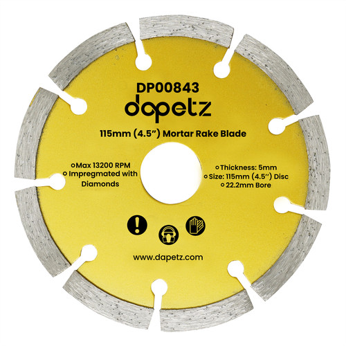 115mm mortar raking disc - mortar,