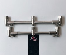 2 JAG Products Super Compact Stainless 316 3 Rod Adjustable Goal Post Buzz Bars