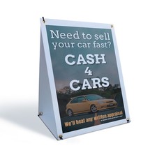 Cash 4 Cars A-Frame Sidewalk