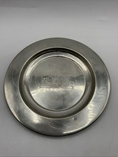 Pewter plate embossed With
