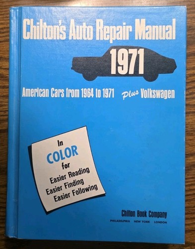 1971 chiltons auto - 1971,