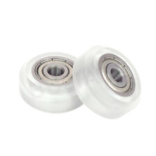 Nylon Roller Wheel Plastic Bearings Plastic Roller Guide Pulley Flat Belt Idler