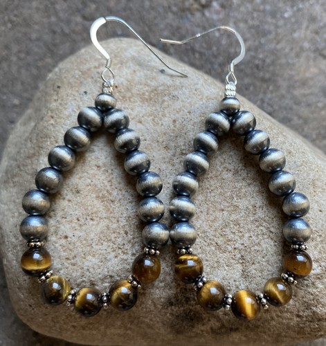 Sterling silver tiger eye - tiger’s,
