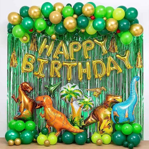 113pcs dinosaur foil balloons - 113pcs,